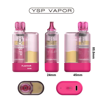 Κρυστάλλινη μπάρα 30K Puffs ️ Mesh Coil Disposable Vape, 650mAh Μακροχρόνια, ορατός χυμός ηλεκτρονικού ρεύματος, με κλειδαριά παιδιού και ρυθμιζόμενη ροή αέρα