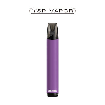 Προγεμισμένα 2 ml Pod System Vapes 2% Νικοτίνη 600 Puffs Αποχρεωτικό Vape