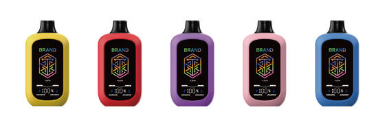 15mL / 15K Puffs επαναφορτιζόμενο μόνιμο βέϊπ Υπερ-μακροχρόνια διάρκεια - οθόνη LED & προσαρμογή γεύσης & ρυθμιζόμενη ροή αέρα