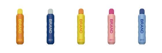 EU TPD Standard Vape 2ML 600 φουσκάλες Νόμιμη μικρή φούσκλα 2% Nic Σίγαρο