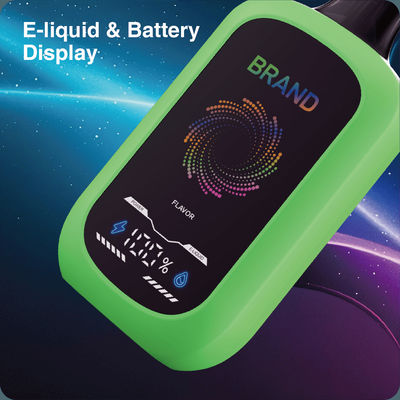 15mL / 15K Puffs επαναφορτιζόμενο μόνιμο βέϊπ Υπερ-μακροχρόνια διάρκεια - οθόνη LED & προσαρμογή γεύσης & ρυθμιζόμενη ροή αέρα