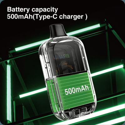 15mL / 15K Puffs επαναφορτιζόμενο μόνιμο βέϊπ Υπερ-μακροχρόνια διάρκεια - οθόνη LED & προσαρμογή γεύσης & ρυθμιζόμενη ροή αέρα